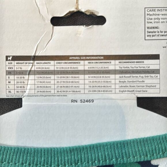 Vibrant Life Christmas Themed Pet Dog Cat Pajamas Size XS NEW - Picture 6 of 7